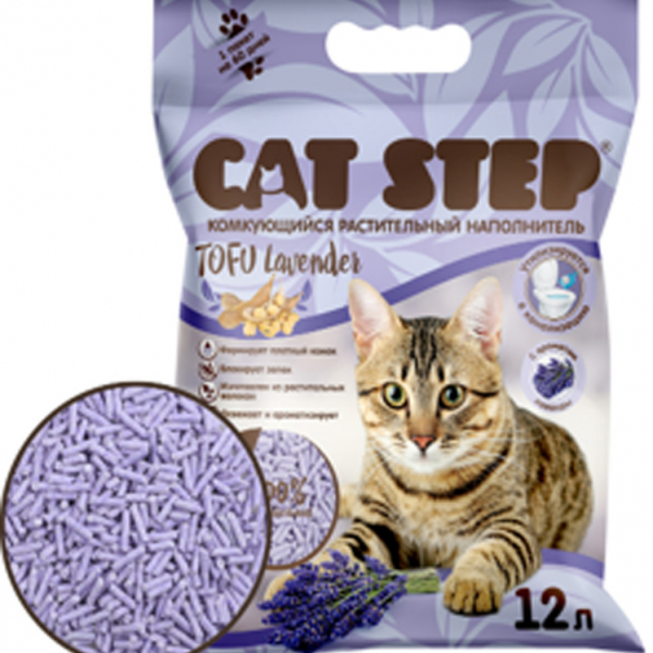 Наполнитель Cat Step Tofu Lavender 12л