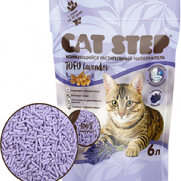 Наполнитель Cat Step Tofu Lavender 6л