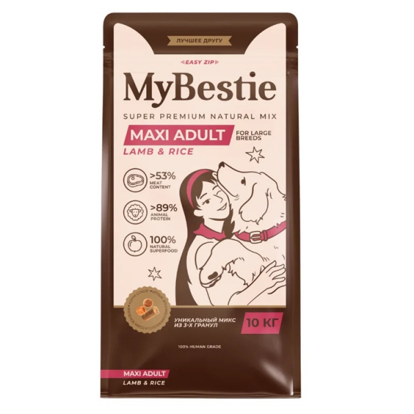 MyBestie MAXI Adult (Ягненок с Рисом) 10кг