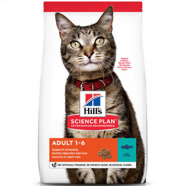 Hill's SP Optimal Care для взрослых Кошек (Тунец) 10кг