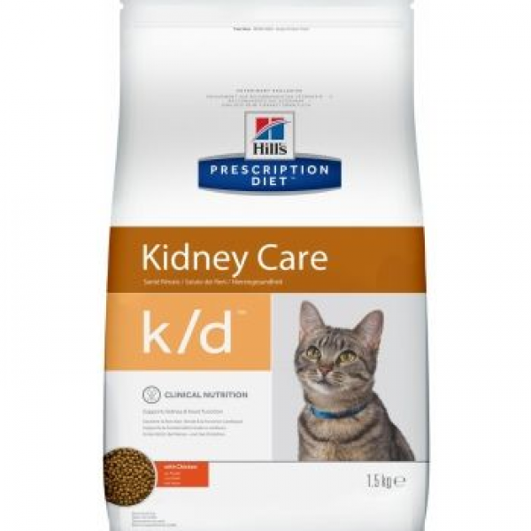 Hill's PD k/d Kidney Care для Кошек (Курица) 3кг