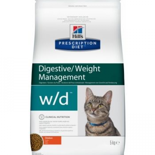 Hill's PD w/d Digestive/Weight Management (Курица) 5кг