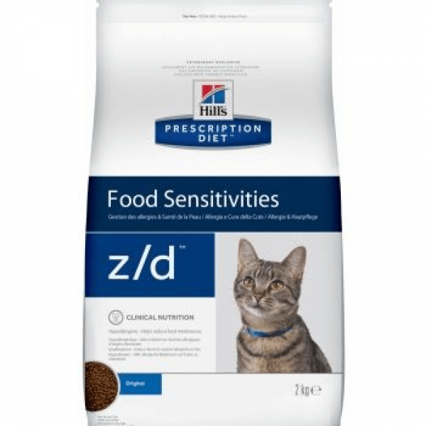 Hill's PD z/d Food Sensitivities для кошек 2кг