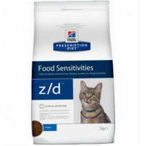 Hill's PD z/d Food Sensitivities для кошек 2кг