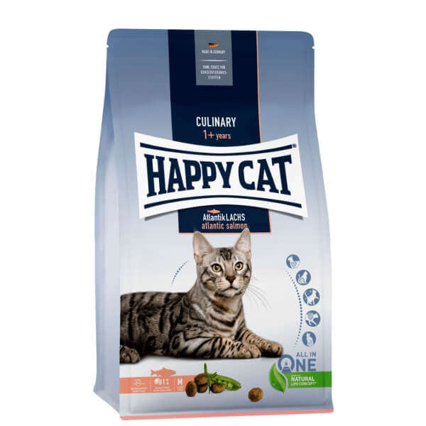 Happy Cat Supreme Culinary Atlantik Lachs (Лосось) 1,3кг