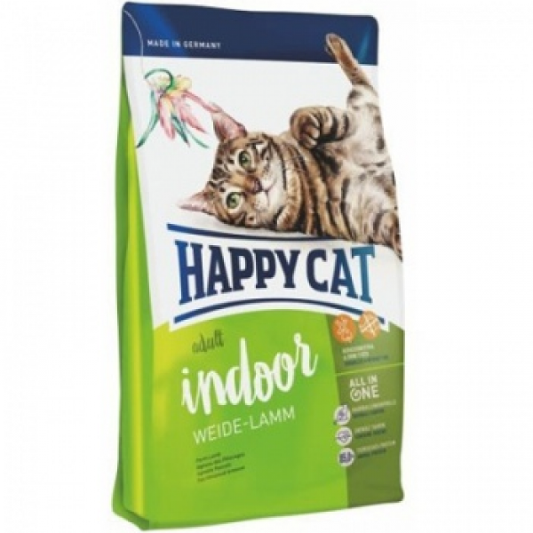 Happy Cat Supreme Indoor для Кошек (Ягнёнок) 10кг