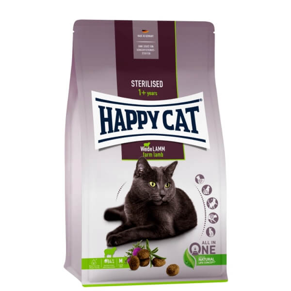 Happy Cat Supreme Sterilised Weide-Lamm (Ягнёнок) 10кг