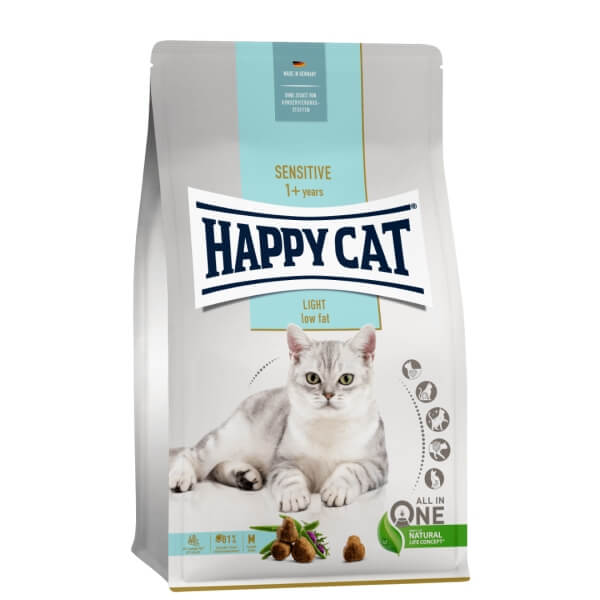 Happy Cat Sensitive Light с Избыточным весом (Птица) 10кг