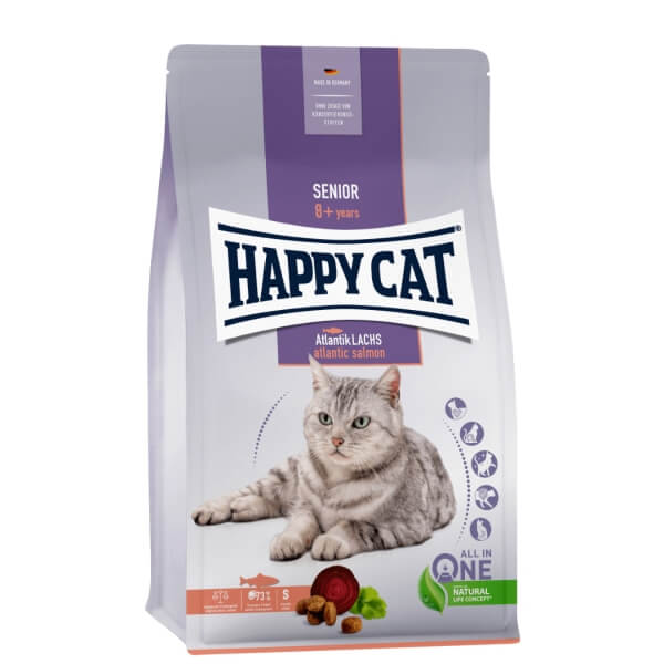 Happy Cat Senior Atlantik-Lachs (Лосось) 4кг