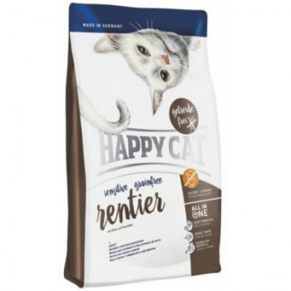 Happy Cat Sensitive Grainfree Rentier Беззерновой 4кг