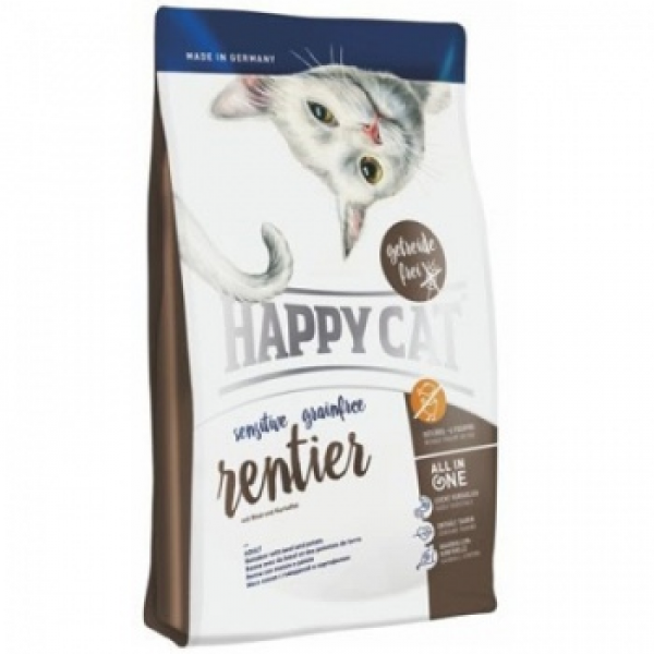 Happy Cat Sensitive Grainfree Rentier Беззерновой 1,4кг