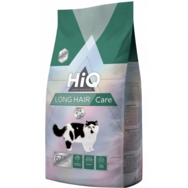 HiQ LongHair care для Длинношерстных Кошек 18кг