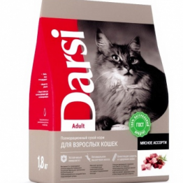Darsi Adult для взрослых кошек (Мясное ассорти)
