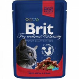 Brit Premium Beef Stew and Peas (Говядина и Горошек) 85г