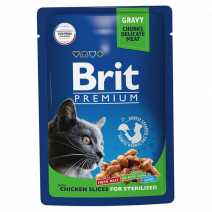 Brit Premium for Sterilized (Курица) дл Стерилизованных 85г