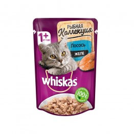 Whiskas Рыбная коллекция (лосось в желе)