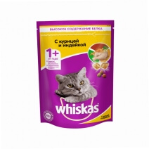 Whiskas для Взрослых кошек (Курица и индейка) 350г